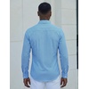 COOFANDY Mens Dress Shirt Long Sleeve Wrinkle Free Casual Button Down Shirt(Blue&white Star)