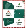 COOFANDY Mens Ugly Christmas Sweater Knitted Christmas Cardigan Sweater(Green Reindeer&snowflake)