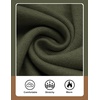 COOFANDY Mens Quarter Zip Sweater Casual Slim Fit Mock Neck Knit Pullover(Army Green)