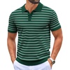 F-dark Green Striped