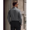 COOFANDY Men’s Dress Shirts Long Sleeve Wrinkle Free Stretch Button Down Shirts Formal Business Shirts(Dark Grey)