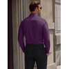 COOFANDY Men’s Dress Shirts Long Sleeve Wrinkle Free Stretch Button Down Shirts Formal Business Shirts(Deep Purple)
