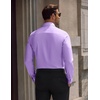 COOFANDY Men’s Dress Shirts Long Sleeve Wrinkle Free Stretch Button Down Shirts Formal Business Shirts(Lilac)