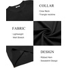 COOFANDY Mens Sweater Crewneck Pullover Lightweight Dress Sweater Silm Fit(Black)