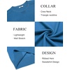 COOFANDY Mens Sweater Crewneck Pullover Lightweight Dress Sweater Silm Fit(Dark Blue)