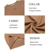COOFANDY Mens Sweater Crewneck Pullover Lightweight Dress Sweater Silm Fit(Light Brown)