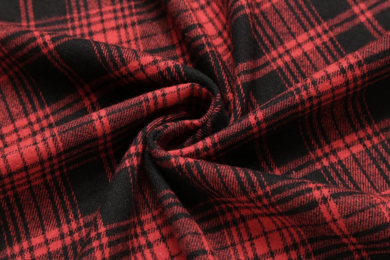 image:imageCOOFANDY Mens Lightweight Sleeveless Flannel Shirt Button Up Plaid ShirtsRed