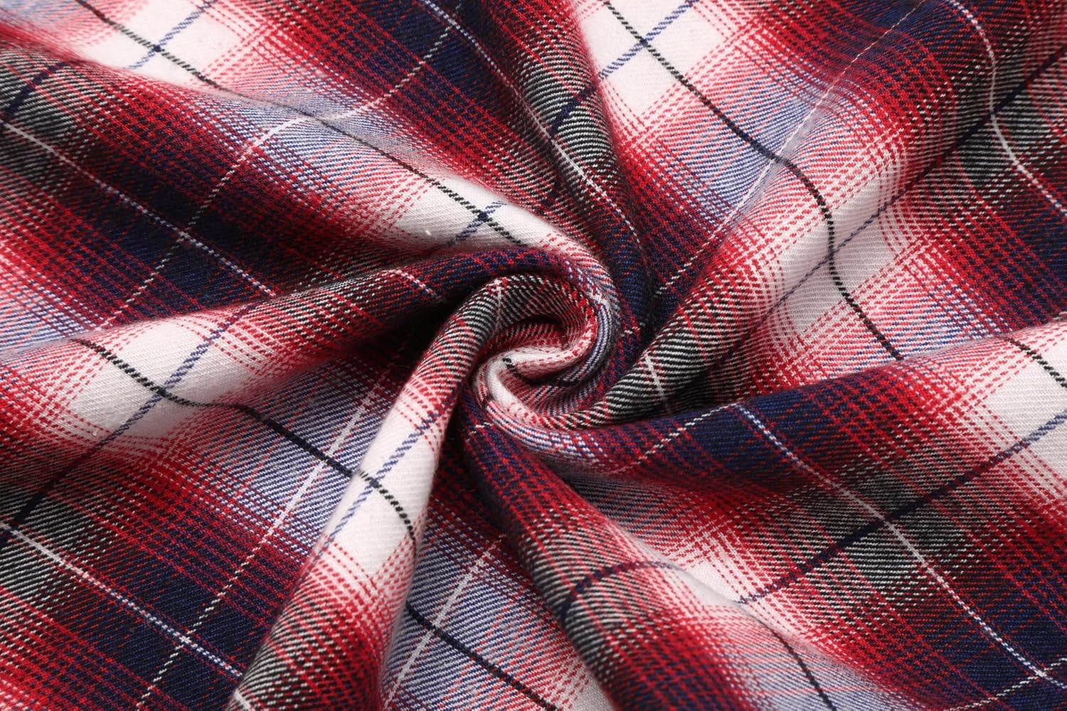 image:imageCOOFANDY Mens Lightweight Sleeveless Flannel Shirt Button Up Plaid ShirtsRed1