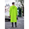 COOFANDY Long Rain Coats for Men Waterproof Trench Jacket with Hood(Fluorescent Green)