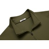 COOFANDY Men’s 2 Piece Tracksuit Set Quarter Zip Sweatsuit Athletic Outfits(Army Green)