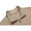 COOFANDY Men’s 2 Piece Tracksuit Set Quarter Zip Sweatsuit Athletic Outfits(Khaki)