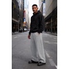 COOFANDY Mens Baggy Sweatpants Wide Leg Cotton Fleece Open Bottom Sweatpant(1-heather Grey(fleece))