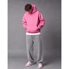 COOFANDY Mens Baggy Sweatpants Wide Leg Cotton Fleece Open Bottom Sweatpant(1-heather Grey(fleece))