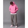 COOFANDY Mens Baggy Sweatpants Wide Leg Cotton Fleece Open Bottom Sweatpant(Dark Grey(fleece))