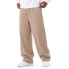 COOFANDY Mens Baggy Sweatpants Wide Leg Cotton Fleece Open Bottom Sweatpant(Dark Khaki(fleece))