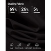 COOFANDY Mens T-Shirt Quarter Button Pullover Casual Long Sleeve Sweatshirt(Black)