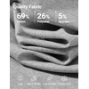 COOFANDY Mens T-Shirt Quarter Button Pullover Casual Long Sleeve Sweatshirt(Light Grey)