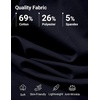 COOFANDY Mens T-Shirt Quarter Button Pullover Casual Long Sleeve Sweatshirt(Navy Blue)