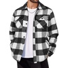 White Black Plaid