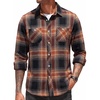 Orange Black Plaid
