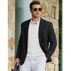 COOFANDY Mens Casual V Neck Sweater Knit Slim Fit Long Sleeve Pullover Top(White)