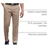 COOFANDY Men’s Classic Fit Dress Pants Flat Front Straight Suit Pant(Khaki)