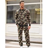 COOFANDY Mens Tracksuits 2 Piece Set Full Zip Hoodie Jogging Sweat Suits(Camo 2)