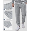 COOFANDY Mens Tracksuits 2 Piece Set Full Zip Hoodie Jogging Sweat Suits(Light Gray)