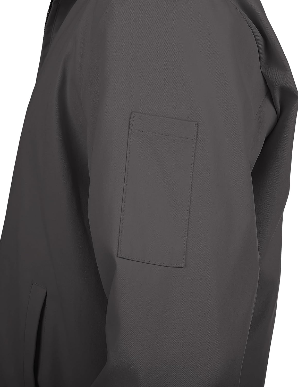 image:imageCOOFANDY Mens Lightweight Zip Up Jacket Golf Work Casual Office JacketsCharcoal