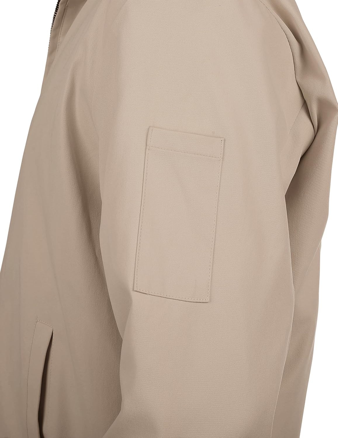 image:imageCOOFANDY Mens Lightweight Zip Up Jacket Golf Work Casual Office JacketsKhaki