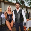 COOFANDY Mens Western Cowboy Vest Leather Waistcoat Vest Halloween Costume(Black)