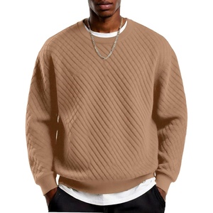 COOFANDY Men’s Crewneck Sweatshirts Long Sleeve Casual Pullovers Sweaters(Camel)