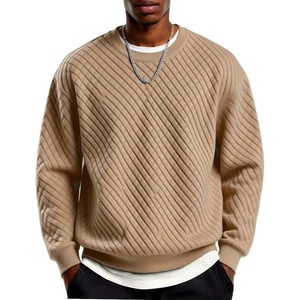 COOFANDY Men’s Crewneck Sweatshirts Long Sleeve Casual Pullovers Sweaters(Khaki)
