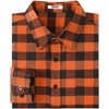 COOFANDY Mens Flannel Shirts Long Sleeve Plaid Casual Button Down Shirt(Buffalo Black Orange)