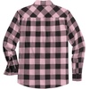 COOFANDY Mens Flannel Shirts Long Sleeve Plaid Casual Button Down Shirt(Buffalo Black Pink)