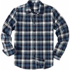 COOFANDY Mens Flannel Shirts Long Sleeve Plaid Casual Button Down Shirt(Plaid – Blue White)