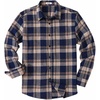 COOFANDY Mens Flannel Shirts Long Sleeve Plaid Casual Button Down Shirt(Plaid- Navy Khaki)