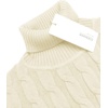 COOFANDY Men’s Slim Fit Turtleneck Sweater Casual Twisted Knitted Pullover(Apricot)