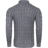 COOFANDY Men’s Slim Fit Turtleneck Sweater Casual Twisted Knitted Pullover(Dark Gray)