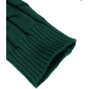 COOFANDY Men’s Slim Fit Turtleneck Sweater Casual Twisted Knitted Pullover(Green)