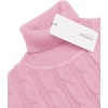 COOFANDY Men’s Slim Fit Turtleneck Sweater Casual Twisted Knitted Pullover(Light Pink)