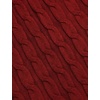 COOFANDY Men’s Slim Fit Turtleneck Sweater Casual Twisted Knitted Pullover(Wine Red)