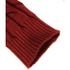 COOFANDY Men’s Slim Fit Turtleneck Sweater Casual Twisted Knitted Pullover(Wine Red)