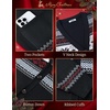 Coofandy Ugly Christmas Sweater Men Xmas Sweater Knitted Cardigan Holiday(Black_snowflake)