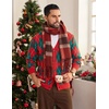 Coofandy Ugly Christmas Sweater Men Xmas Sweater Knitted Cardigan Holiday(Xmas Argyle)