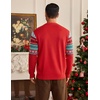 Coofandy Ugly Christmas Sweater Men Xmas Sweater Knitted Cardigan Holiday(Xmas Letter)