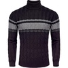 Striped-grey & Black
