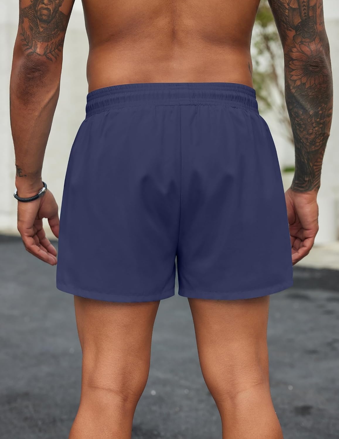image:imageCOOFANDY Mens Swim Trunks Quick Dry Bathing Suit with Pockets Swimwear Beach Board Short Swimsuit SXXLNavy Blue