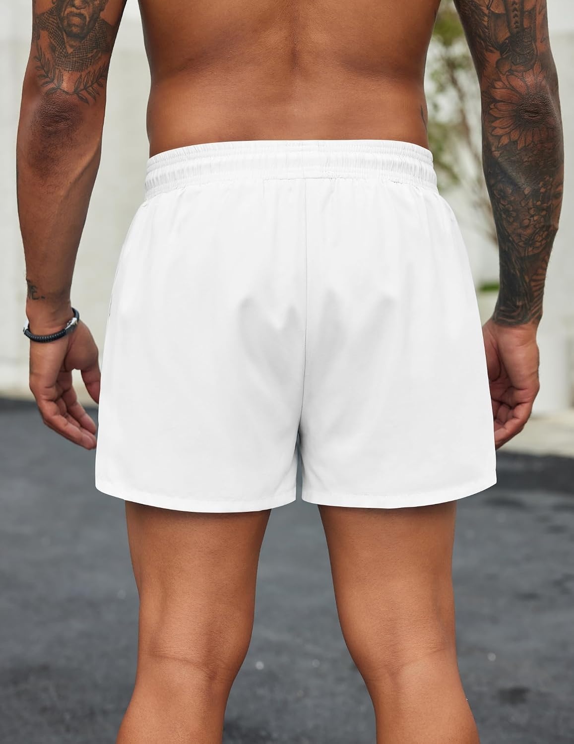 image:imageCOOFANDY Mens Swim Trunks Quick Dry Bathing Suit with Pockets Swimwear Beach Board Short Swimsuit SXXLWhite