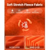 COOFANDY 2 Piece Set for Men Sweatsuit 1/4 Zip Sweatshirt and Jogger pants(Orange)